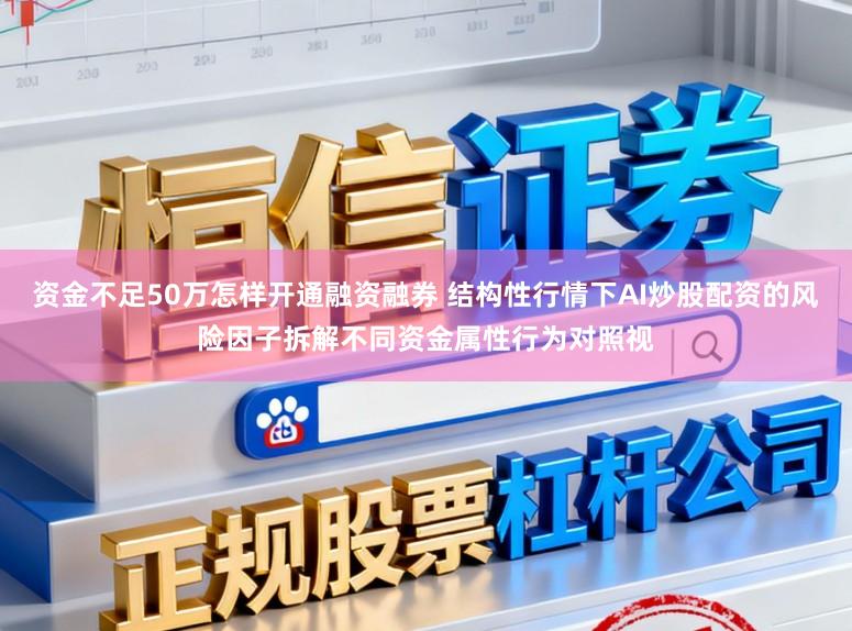 资金不足50万怎样开通融资融券 结构性行情下AI炒股配资的风险因子拆解不同资金属性行为对照视