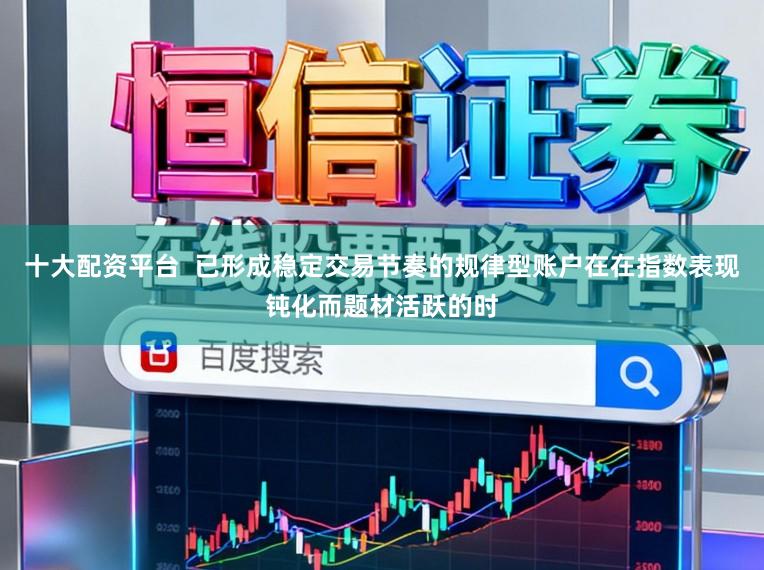 十大配资平台  已形成稳定交易节奏的规律型账户在在指数表现钝化而题材活跃的时