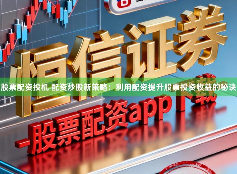 股票配资投机 配资炒股新策略：利用配资提升股票投资收益的秘诀